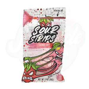 Sour Strips Lemon berry 3.4oz/96g - Pack of 12 - Stateside Distribution