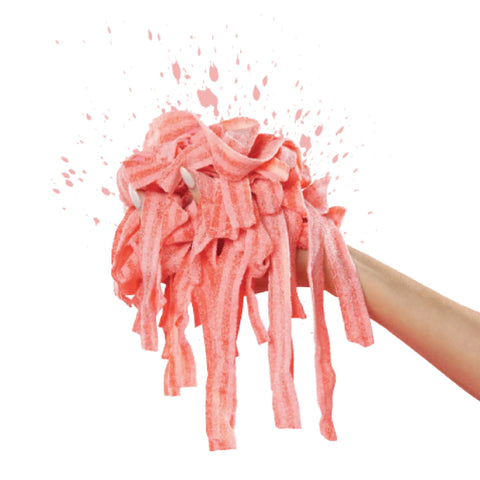 Sour Strips Lemon Berry Candy 3.4oz/96g - Pack of 12 - Stateside Distribution