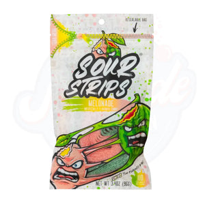 Sour Strips Melonade 3.4oz/96g - Pack of 12 - Stateside Distribution