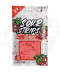 Sour Strips Strawberry 3.4oz/96g - Pack of 12 - Stateside Distribution