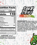Sour Strips Watermelon Candy 3.4oz/96g - Pack of 12 - Stateside Distribution