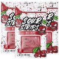 Sour Strips Wild Cherry 3.4oz/96g – Pack of 12 - Stateside Distribution