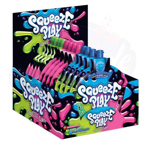 Squeeze & Play Candy 59g - Pack of 12 - Stateside Distribution