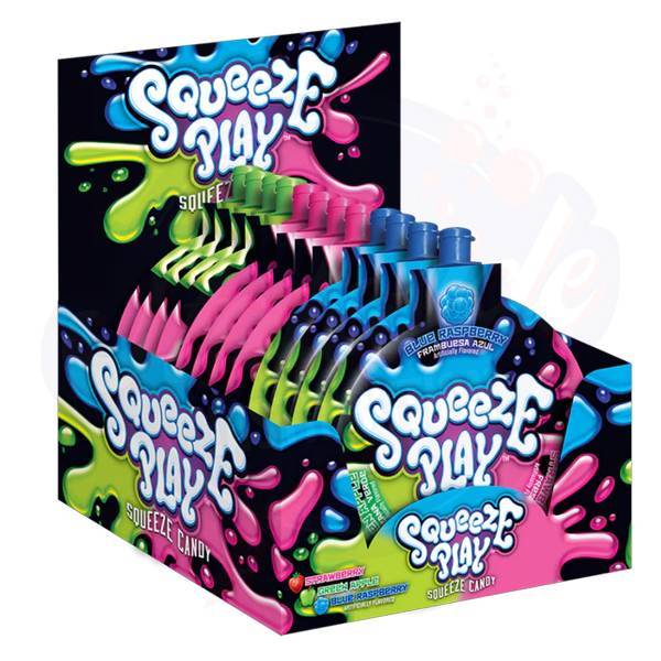 Squeeze & Play Candy 59g - Pack of 12 - Stateside Distribution