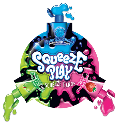Squeeze & Play Candy 59g - Pack of 12 - Stateside Distribution