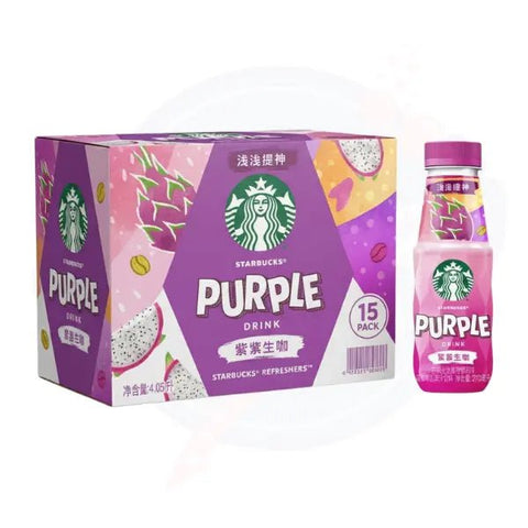 Starbucks Purple Drink Mango Dragon Fruit 270ml - Pack of 15 (China) - Stateside Distribution
