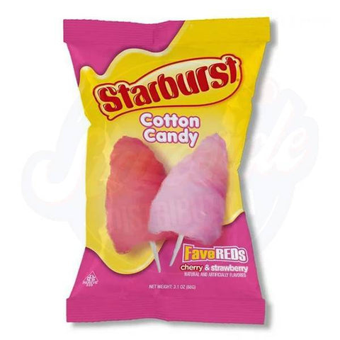 Starburst Cotton Candy 3.1oz/88g - Pack of 12 - Stateside Distribution