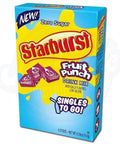 Starburst Fruit Punch Drink Mix Singles To Go Powder 0.59oz/16.7g - Pack of 12 - Stateside Distribution