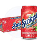 Sunkist Cherry Limeade 12fl oz/355ml - Pack of 12 - Stateside Distribution