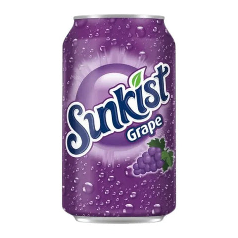 Sunkist Grape 12fl oz/355ml - Pack of 12 - Stateside Distribution