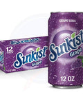 Sunkist Grape 12fl oz/355ml - Pack of 12 - Stateside Distribution