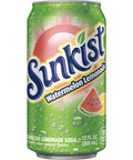 Sunkist Watermelon Lemonade 12fl oz/355ml - Pack of 12 - Stateside Distribution