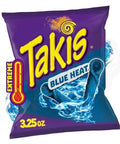 Takis Blue Heat 3.25oz/92.3g - Pack of 20 - Stateside Distribution