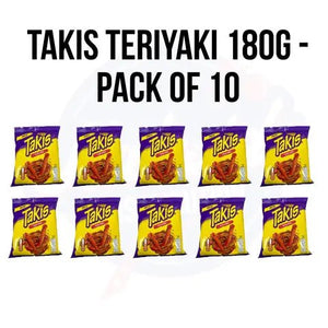 Takis Teriyaki 180g - Pack of 10 - Stateside Distribution