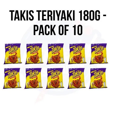 Takis Teriyaki 180g - Pack of 10 - Stateside Distribution