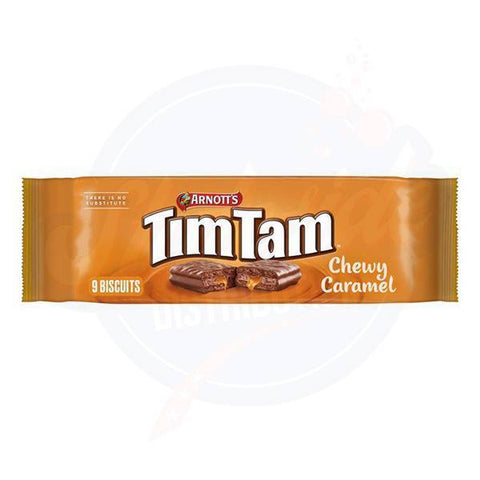 Tim Tam Chewy Caramel 6.17oz/175g - Pack of 24 - Stateside Distribution