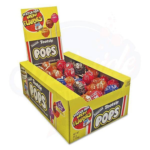 Tootsie Assorted Pops 0.6oz/17g - Pack of 100 - Stateside Distribution