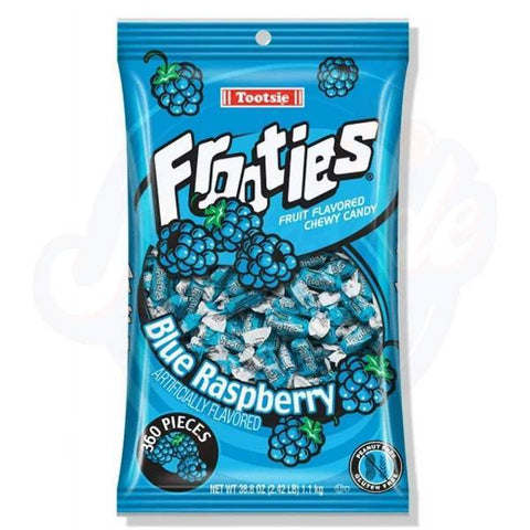 Tootsie Frooties Blue Raspberry 38.8oz/1.1kg - 360 Pieces - Stateside Distribution