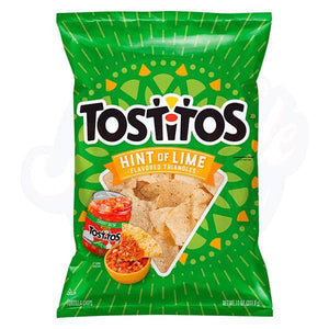 Tostitos Hint of Lime 10oz/283.5g - Pack of 6 (BBD: 30/11/2024) - Stateside Distribution