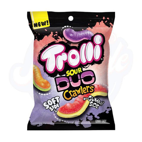 Trolli Sour Duo Crawlers 4.25/120g - Pack of 12 - Stateside Distribution