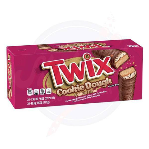 Twix Cookie Dough1.36oz/38.5g - Pack of 20 - Stateside Distribution