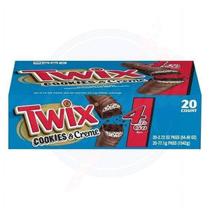 Twix Cookies & Creme 2.72oz/77g - Pack of 20 - Stateside Distribution