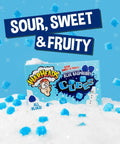 Warheads Blue Raspberry Cubes Theatre Box 3oz/85g - Pack of 12 - Stateside Distribution