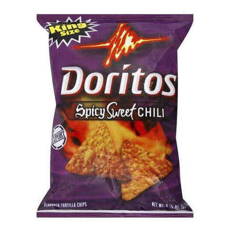 Doritos Spicy Sweet Chili 3.25oz/92.1g - Pack of 18 (BBD: 30/11/2024)