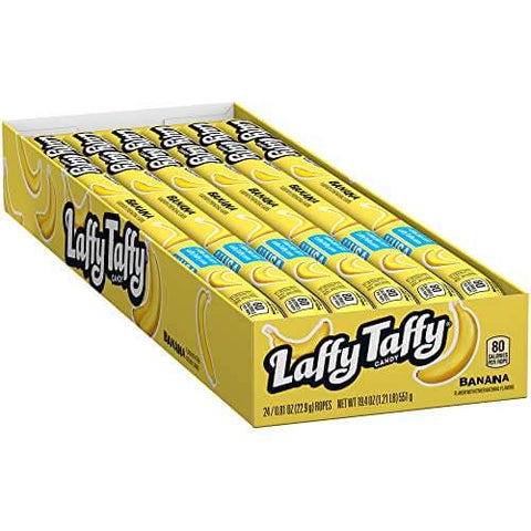 Laffy Taffy Banana Rope 0.81oz/22.9g- Pack of 24