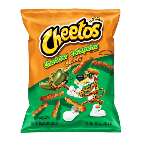 Cheetos Crunchy Jalapeno 8oz/227g - Pack of 10 (BBD: 30/11/2024)