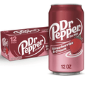 Dr Pepper Strawberry and Cream 12fl oz/355ml - Pack of 12 - Stateside Distribution