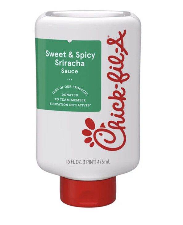 Chick-Fil-A Sweet & Spicy Sriracha 16fl oz/473ml - Pack of 6 ...