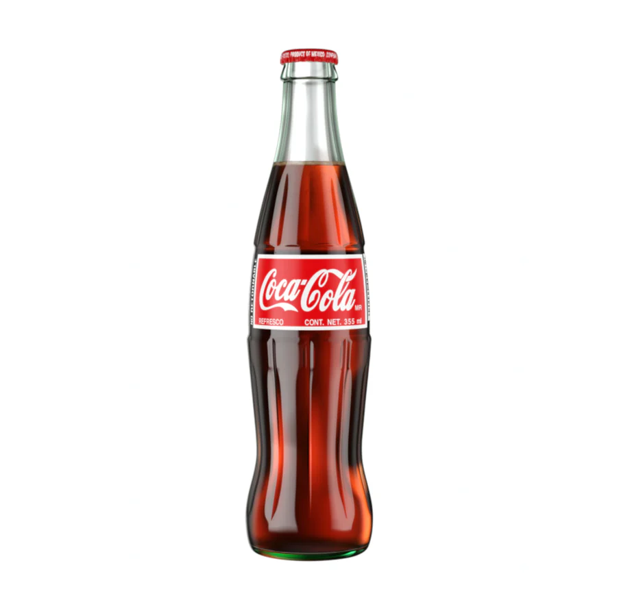 Coca Cola Glass Bottle 12fl oz/355ml – Pack of 24 (Mexican Import ...